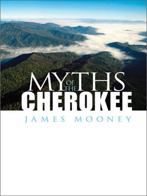 Cover image for Myths of the Cherokee